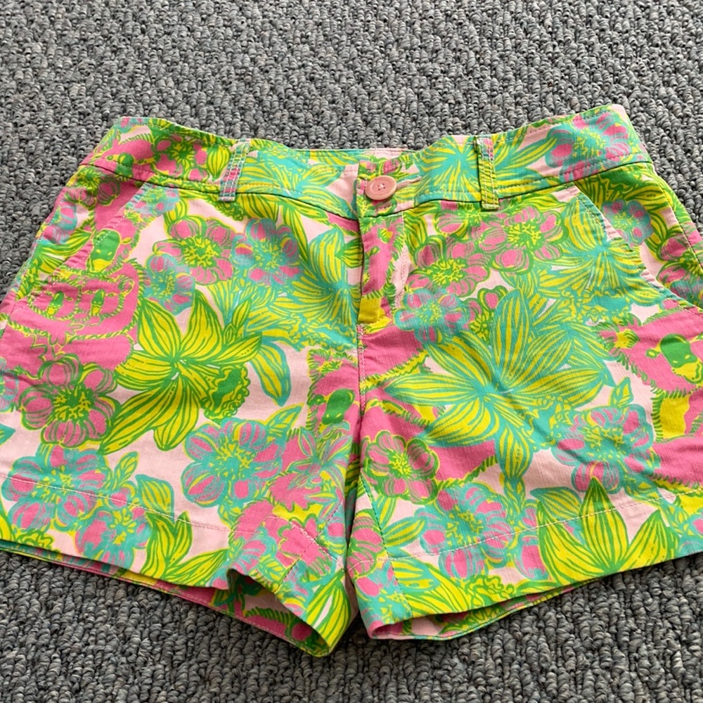 Lily Pulitzer shorts.
